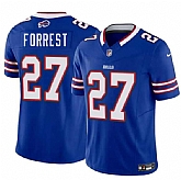 Men & Women & Youth Buffalo Bills #27 Darrick Forrest Blue 2025 F.U.S.E. Vapor Untouchable Limited Stitched Jersey,baseball caps,new era cap wholesale,wholesale hats